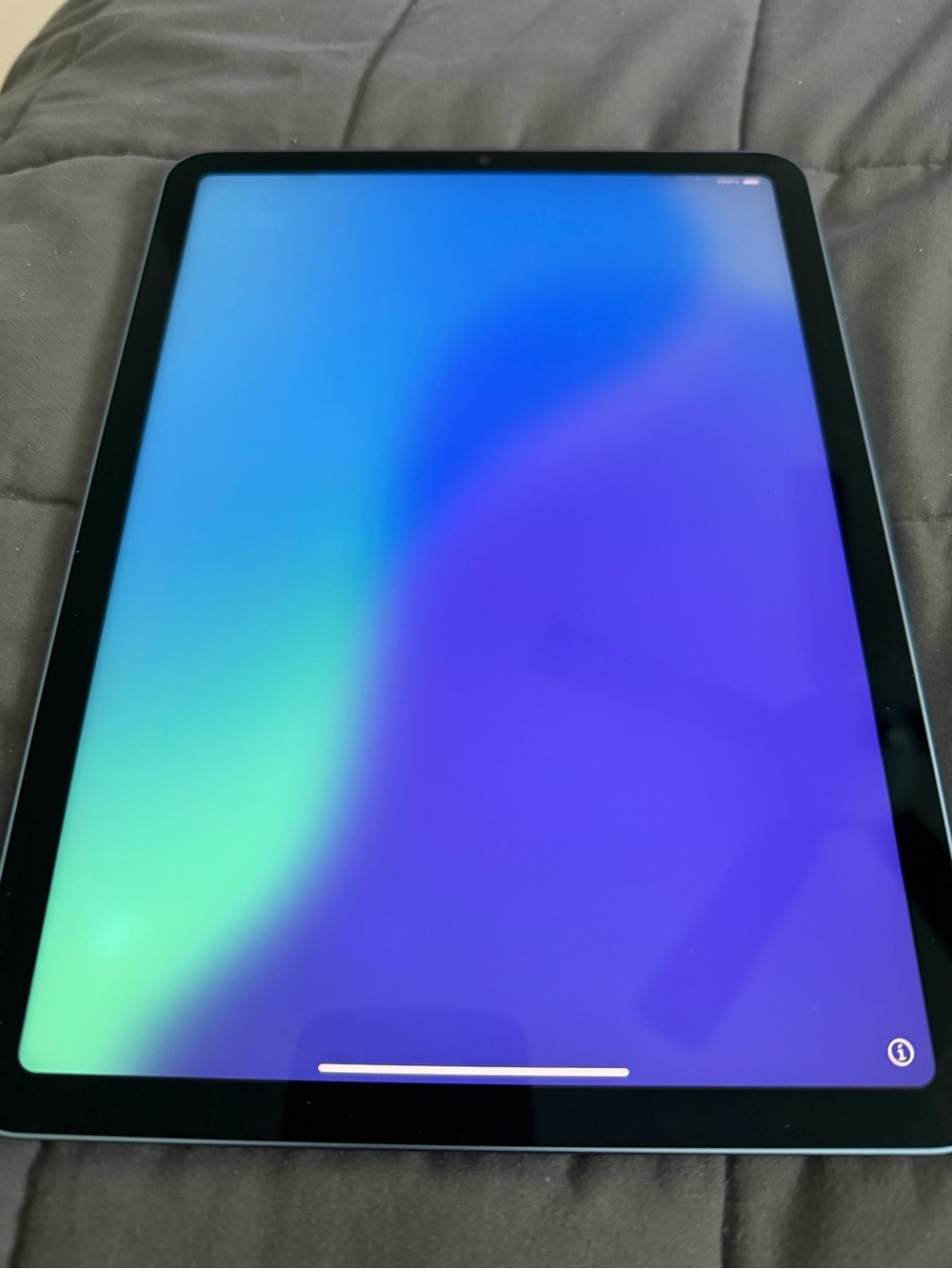 Apple iPad Air 5th Gen Blue with Gradient Blue-Purple Display